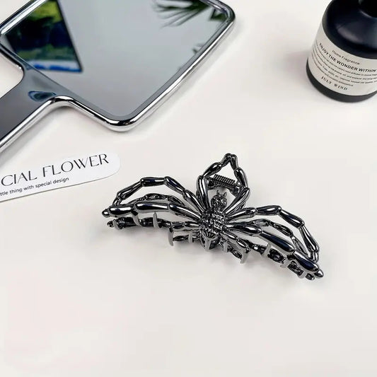 Hip Hop Fox Hair Clip Electroplated Metal in Silver, Black & Gold