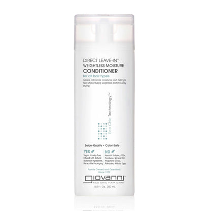 Giovanni Direct Leave In Conditioner Weightless Moisture for All Hair Types