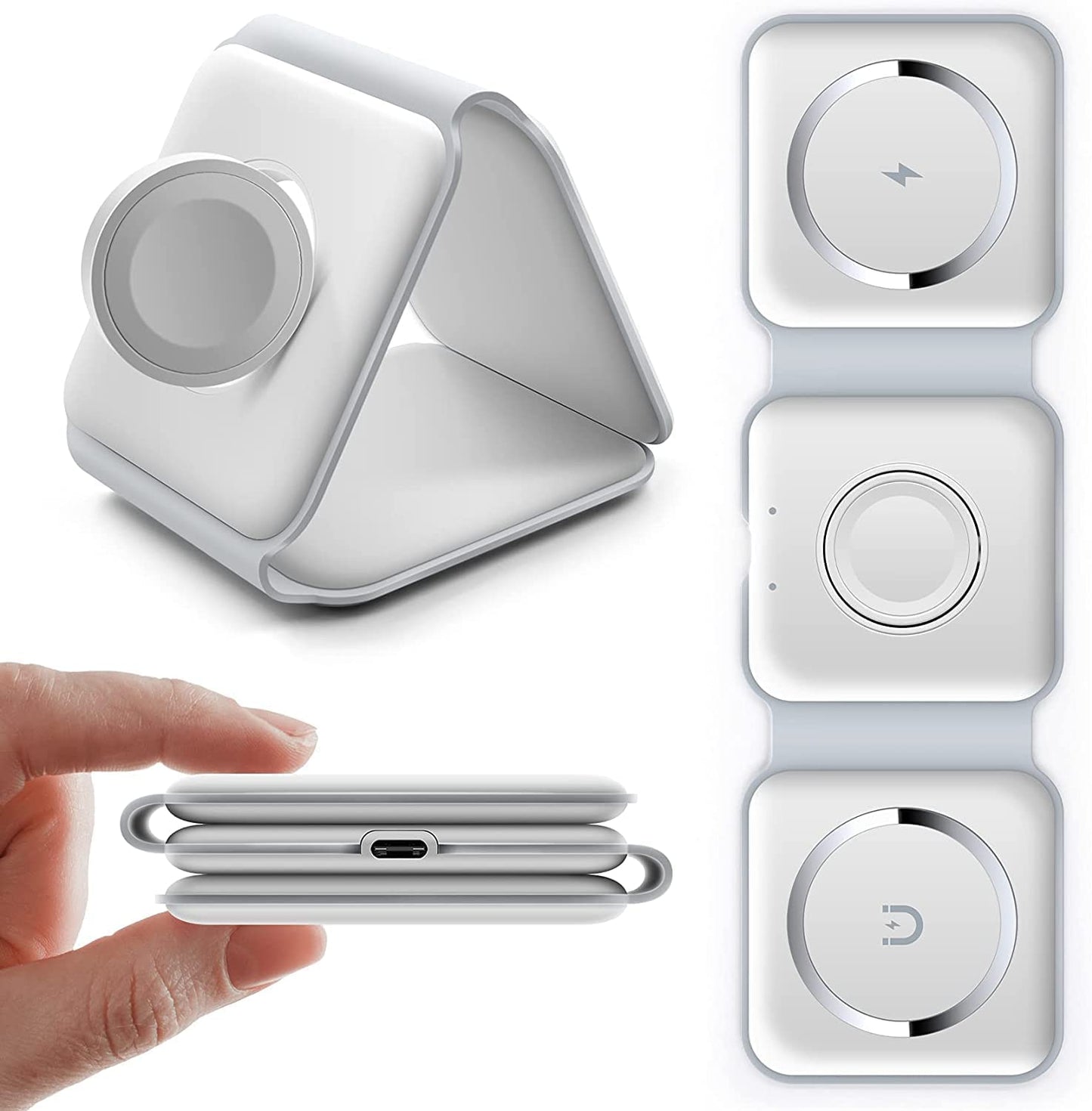 3-in-1 Wireless Charging Station – Fast Charge iPhone, Apple Watch & AirPods