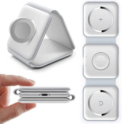 3-in-1 Wireless Charging Station – Fast Charge iPhone, Apple Watch & AirPods