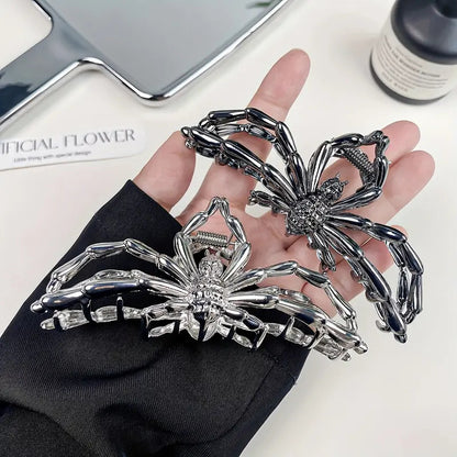 Hip Hop Fox Hair Clip Electroplated Metal in Silver, Black & Gold
