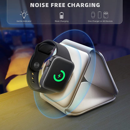 3-in-1 Wireless Charging Station – Fast Charge iPhone, Apple Watch & AirPods
