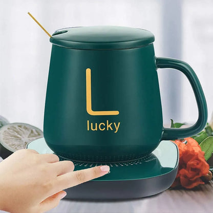 Electric Coffee Mug Warmer Portable Cup Heater with Auto Temperature Control for Home, Office & Travel