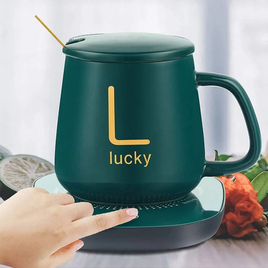 Electric Coffee Mug Warmer Portable Cup Heater with Auto Temperature Control for Home, Office & Travel