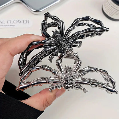 Hip Hop Fox Hair Clip Electroplated Metal in Silver, Black & Gold