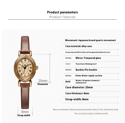 Fashion Alloy Wristwatch Slim 8mm Design in Multiple Styles